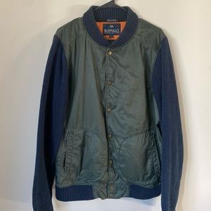 Buffalo David Bitton Mens Varsity Mens Track Jacket Size Medium